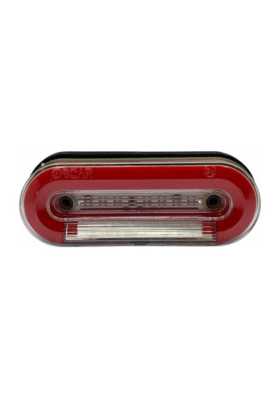 12v-24v Pozisyon Lambası Plaka Lambası 3 Fonksiyonlu Kırmızı Neon Ledli 120 44 Mm