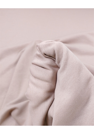 Bej Renk Pamuklu Yumuşak Dökümlü İki İp Penye Kumaş Eşofmanlık & Sweatshirtlük 180x130cm-12671