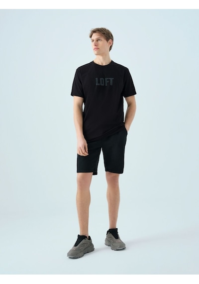 LOFT Regular Fit Erkek Şort Lf2040264 Q1.v1 Siyah