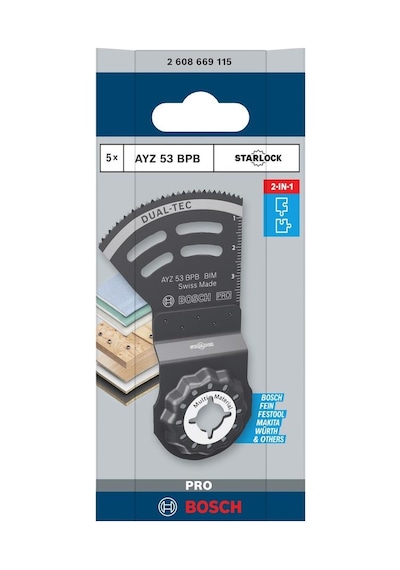 Bosch Pro Ayz 53 Bpb 5'li Multi Starlock Testere 2608669115