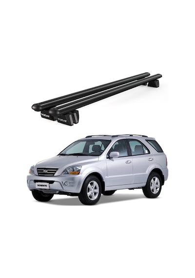 Pençe Kia Sorento 2002-2009 Uyumlu Siyah Ara Atkı 109cm Port Bagaj Tavan Barı