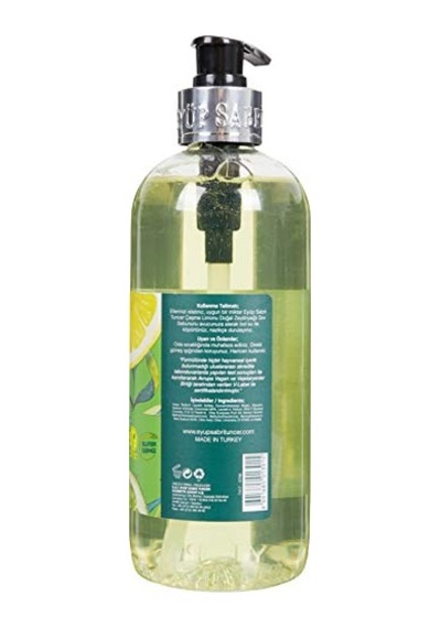 Eyüp Sabri Tuncer Doğal Zeytinyağlı Sıvı Sabun, Çeşme Limonu 500 Ml