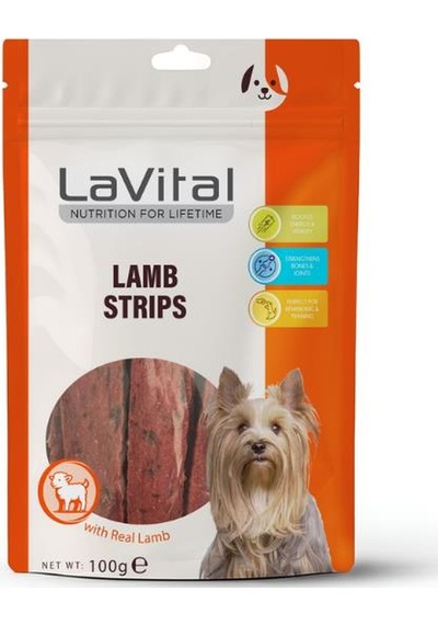 Lavital Kuzu Etli Şerit Köpek Ödülü 100 Gr