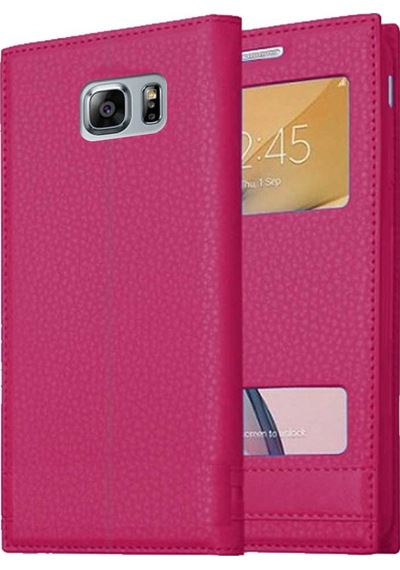Samsung Galaxy Note 5 Uyumlu Pencereli Kapaklı Magnum Kılıf