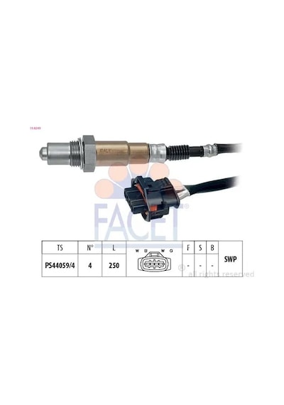 Audi A4 B6 Oksijen Sensoru 1.6 2002-2005 Alz Facet 108249