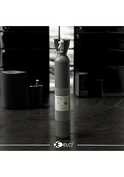 R744 Klima Gazı Co2 Karbondioksit 10lt Tüp 7,5kg Klima Gaz Dolum Cihazları İçin Özel