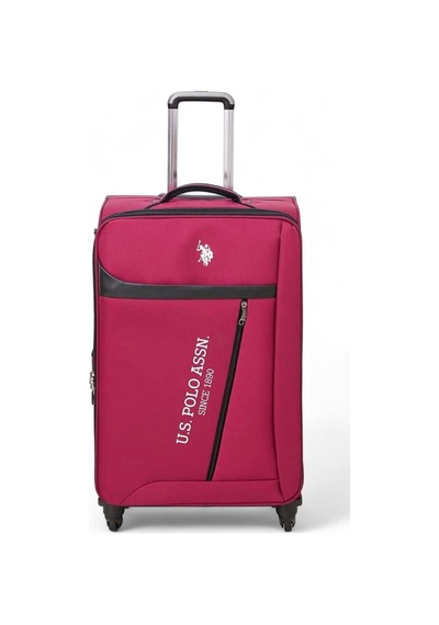 U.s. Polo Assn. Bordo Kumaş Unisex Büyük Boy Valiz Plvlz22818a-b 001