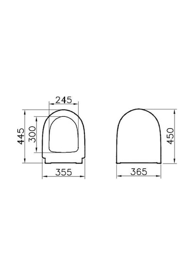 VitrA Sento Yavaş Kapanır Klozet Kapağı  86-003-009