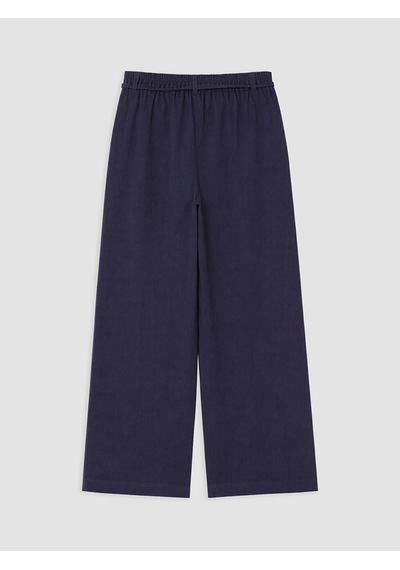 Lcw Modest Lacivert Beli Kuşaklı Kadın Pantolon
