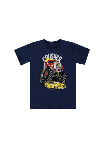 Crusher  Arabalı  Erkek  Çocuk  Yazlık  T-shirt  Şort  Takım