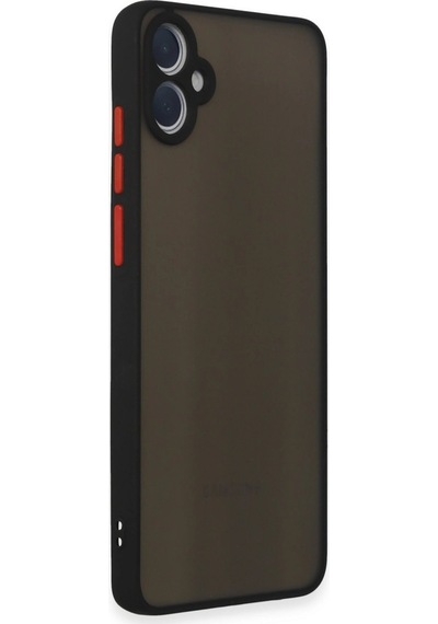 Samsung Uyumlu Galaxy A05 Kılıf Montreal Silikon Kapak Siyah\