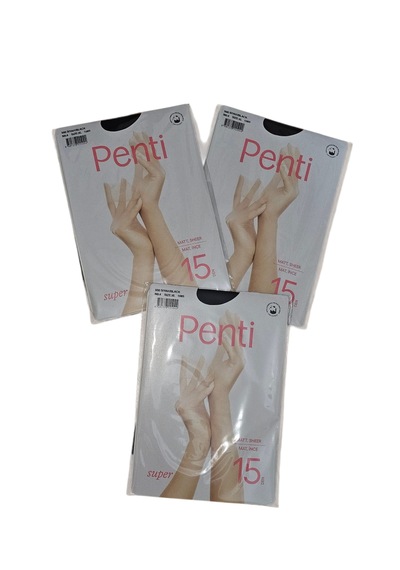 Penti 3 Lü Süper 15 Den Mat Ten Külotlu Çorap 57/ten
