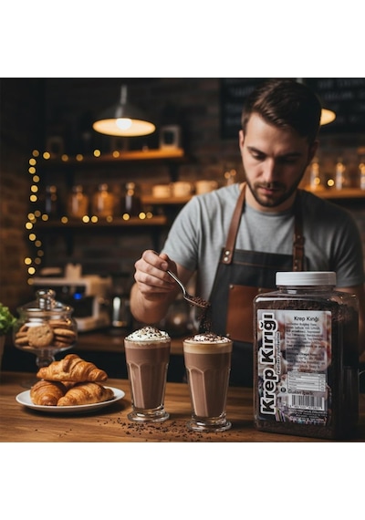 Krep Kırığı Çikolata 150 Gr Waffle, Pancake Ve Tatlılar İçin Çikolatalı Çıtır