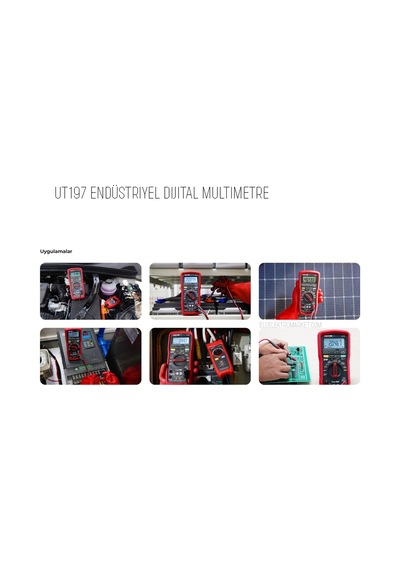 Uni-t Ut197 Endüstriyel Dijital Multimetre