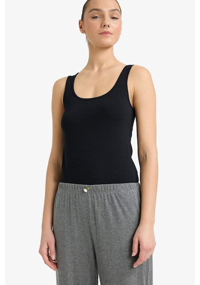 Defacto Regular Fit Pamuklu Atlet R9041az26spbk81 Siyah-bk81