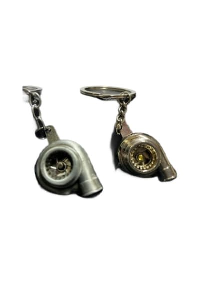 Turbo Metal Anahtarlık Gri
