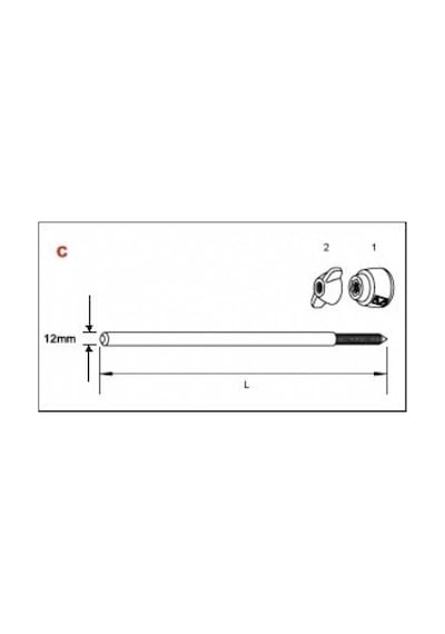 Tama Msprsc2p Bass Drum Spur Pair Kros Kick Davul Kaydırmaz Çivisi Spur - Çift Zemine Sabitleme - Kaymayı Önler - Dayanıklı