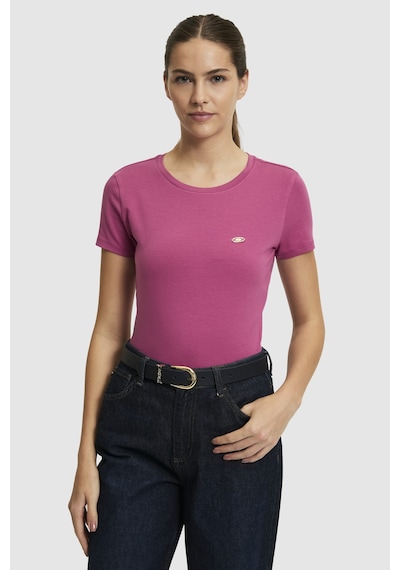 U.S. Polo Assn. U.s. Polo Assn. Kadın Fuşya Tişört Basic 50321809-vr023 Fusya
