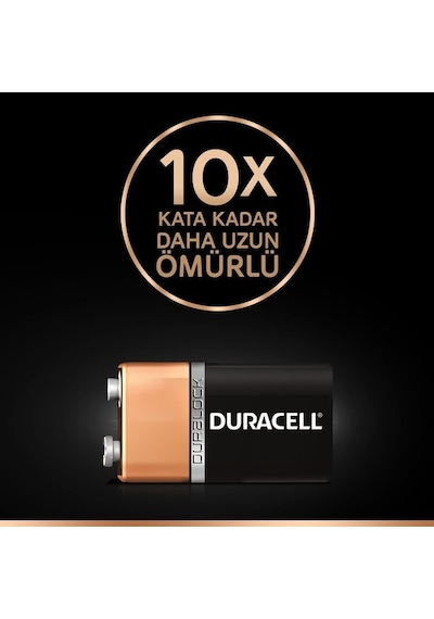 Duracell 9v Alkalin Pil