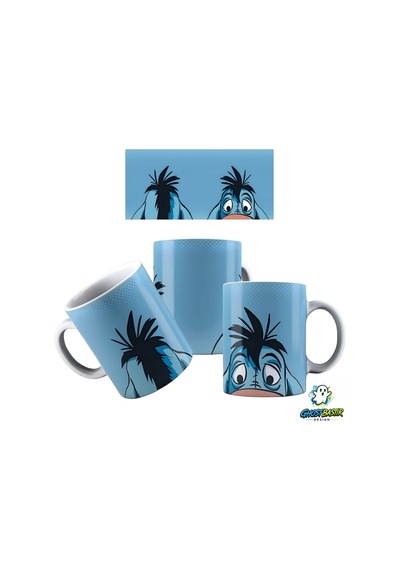 Eeyore Kupa Bardak Tek Adet K0216 Çok Renkli
