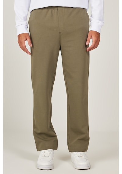 AC&Co / Altınyıldız Classics Erkek Hakı Standart Fit Normal Kesim Pamuklu Pantolon Haki