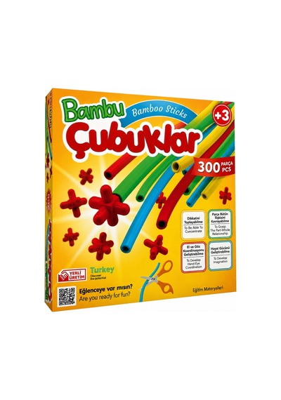 5462 Bambu Çubuklar - 300 Parça / +3 Yaş