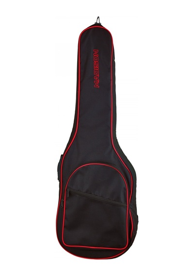 Madison Mbgb2-red Bas Gitar Kılıfı Kırmızı Dikkat Çekici Renk Omuz Askılı
