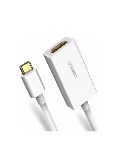 Ugreen Type-C To Hdmi Dişi 4K Çevirici Adaptör Beyaz