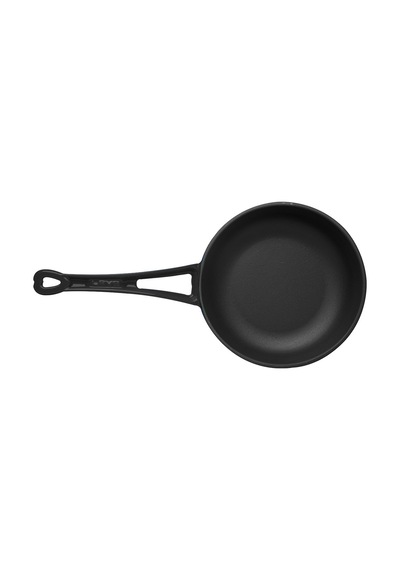 Lava Döküm Yuvarlak Kızartma Tavası Döküm Demir Yekpare Saplı Çap Ø 24cm. 001