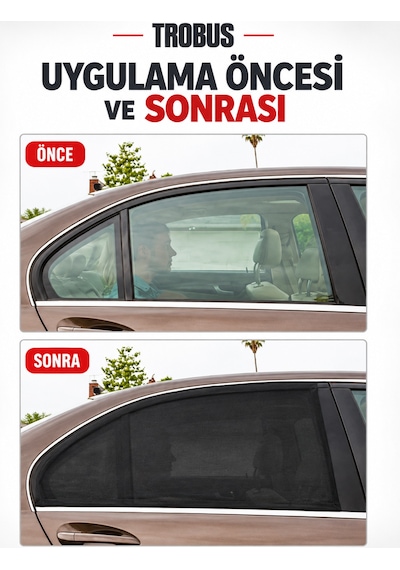 Trobus Renault Scenic 2009-2016 Mpv Yan Cam Güneşliği