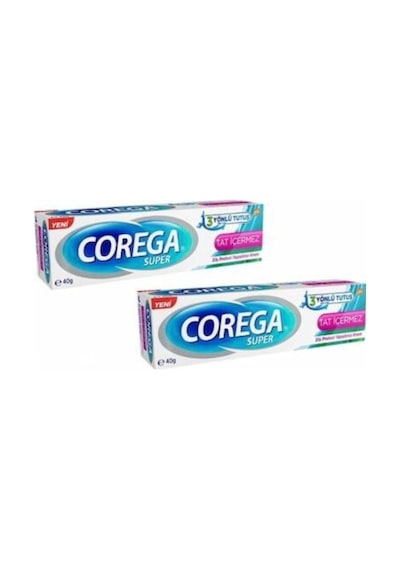 Protez Yapıştırıcı Krem 40 Gr Tat İçermez 2 Kutu