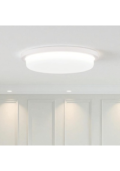 36 Watt 4000 Kelvin Led İç Ve Dış Mekan 3200 Lümen Plastik Tavan Ve Duvar Armatürü, Led Tavan Aplik Beyaz