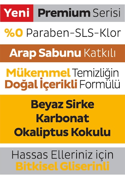 Sleepy Easy Clean Premium Arap Sabunu Katkılı Yüzey Temizlik Havlusu Mendili 6x100 (600 Yaprak)