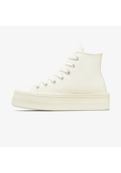 Converse Chuck Taylor All Star Modern Lift Platform Canvas Kadın Krem Sneaker Converse Chuck Taylor All Star Modern Lift Platform Canvas Kadın Krem Sneaker