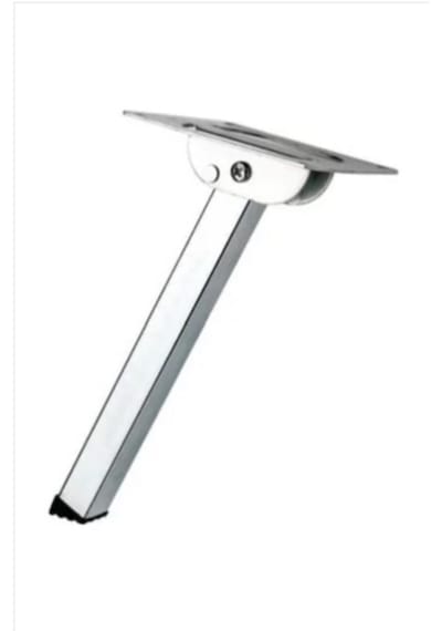 Gümüşler Metal Sofra Ayağı 30 Cm. 4 Adet Metalik Gri