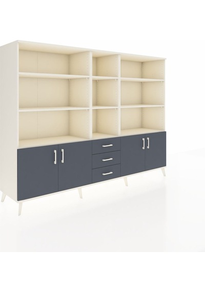 Hyperion Dolap 11 Raflı 3 Çekmeceli 4 Kapaklı 220x44x163 Aytaşı-a Aytaşı-antrasit Hyperion Dolap 11 Raflı 3 Çekmeceli 4 Kapaklı 220x44x163 Aytaşı-a Aytaşı-antrasit