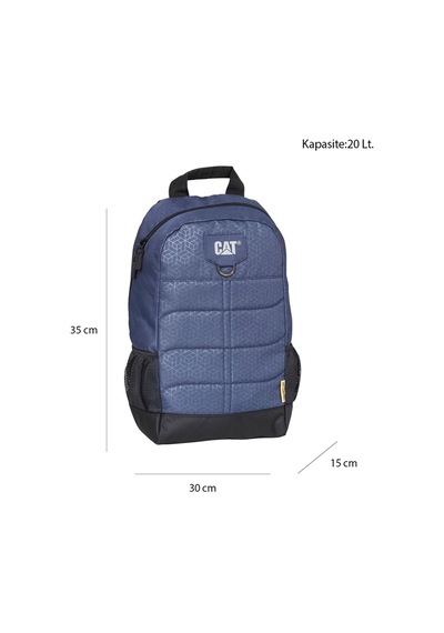 Caterpillar Unisex Sırt Çantası 20 L 84056-504 Lacivert
