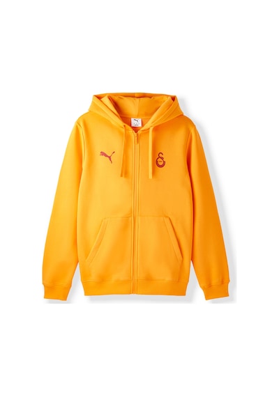 Gsstore Galatasaray Puma Fermuarlı Kapüşonlu Sweatshirt 78291006 Sarı