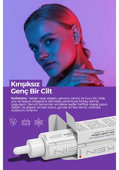 Kırışıklık Ve Yaşlanma Karşıtı Besleyici Collagen Serum 50ml