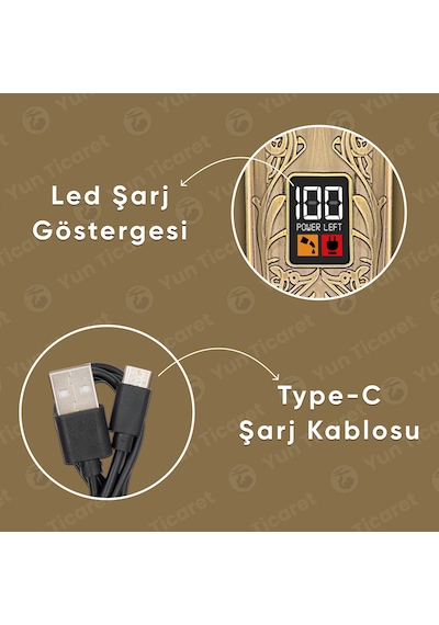 Mr. Trimmer Mr-7800 Detailer Şarj Göstergeli 6 Kademeli 8000 Rpm 1800 Mah Saç Sakal Erkek Bakım Tıraş Makinesi 3 Saat