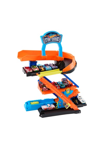 Hot Wheels 2in1 Dönüşebilen Garaj Oyun Seti - Fırlatıcılı Araba Ve Pist Seti