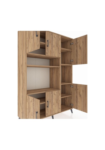 Hyperion Dolap 9 Raflı 6 Kapaklı 132x44x195 Çam-çam/çam Atlas Çam/atlas Çam Hyperion Dolap 9 Raflı 6 Kapaklı 132x44x195 Çam-çam/çam Atlas Çam/atlas Çam