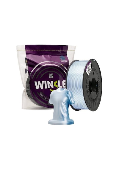 Winkle Pla Silk Multicolor Filament Blue Whıte 1.75mm 1 Kg