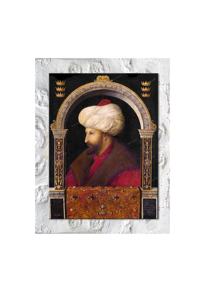 Fatih Sultan Mehmet Han Osmanlı Kanvas Tablo