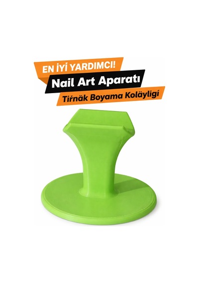Manikür Parmak Destek Aparatı Oje Sürme Standı Nail Art Yardımcı Aparat