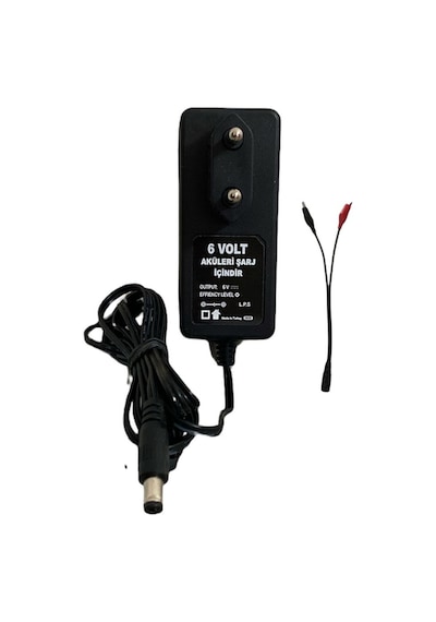 Oyuncak Araba Aküsü Şarj Adaptörü 6 Volt M-2
