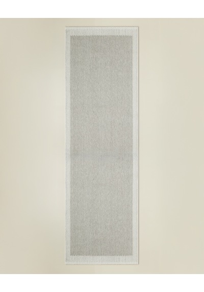 Arlo Yolluk Halı 80x150 Cm Gri-beyaz
