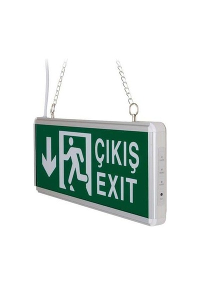 Zmr Zmr-670/y.02 3w Yukarı-aşağı Yön Acil Çıkış Yönlendirme Tabelası - Lambası 38x30x36mm Beyaz