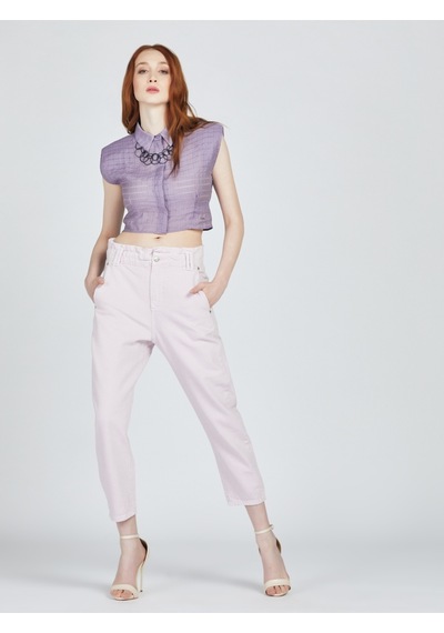 Kadın Baggy Regular Fit Lilapantolon Lf2027428 Mavi Kadın Baggy Regular Fit Lilapantolon Lf2027428 Mavi