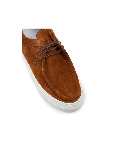 Deery Hakiki Süet Taba Rengi Sneaker Kadın Ayakkabı - Z1682ztbac02 Taba